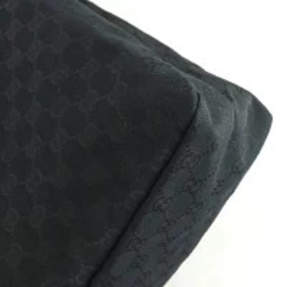 Gucci Horsebit Handbag Hobo Bag GG Canvas Black - Picture 3 of 9